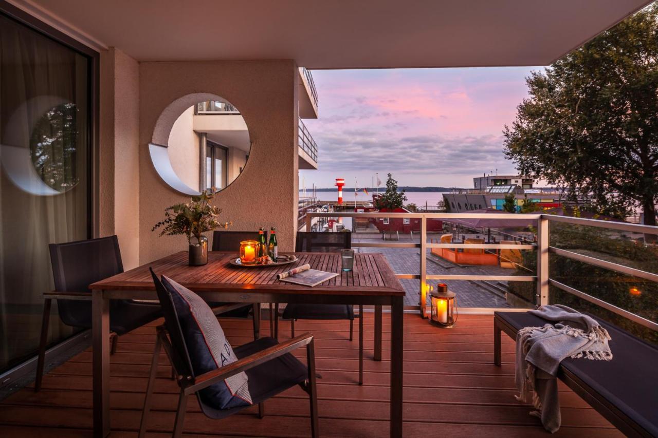 Apartmenthaus Hafenspitze Ap 5 - "Am Yachthafen 5" - Blickrichtung Offenes Meerstrandpromenade เอ็คคานเฟอร์เดอ ภายนอก รูปภาพ