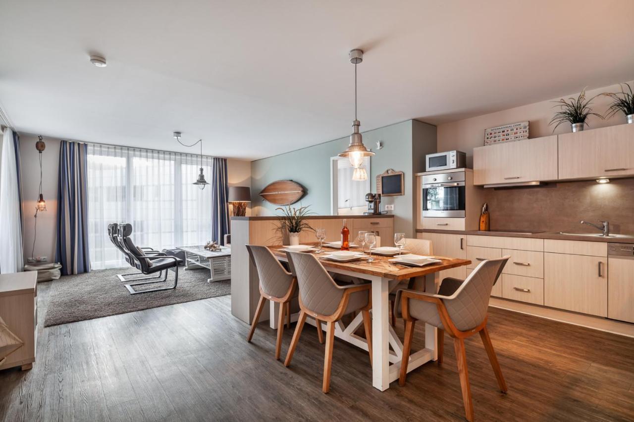 Apartmenthaus Hafenspitze Ap 5 - "Am Yachthafen 5" - Blickrichtung Offenes Meerstrandpromenade เอ็คคานเฟอร์เดอ ภายนอก รูปภาพ
